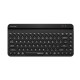 Wireless Keyboard A4TECH FBK30, Bluetooth & 2.4G, Black, Smartphone Cradle