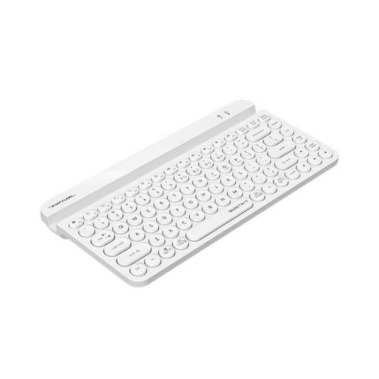 Wireless Keyboard A4TECH FBK30, Bluetooth & 2.4G, White, Smartphone Cradle