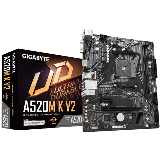 Motherboard GIGABYTE A520M K V2, Socket AM4