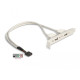 Delock Slot bracket 2 x USB 2.0 type A female external
