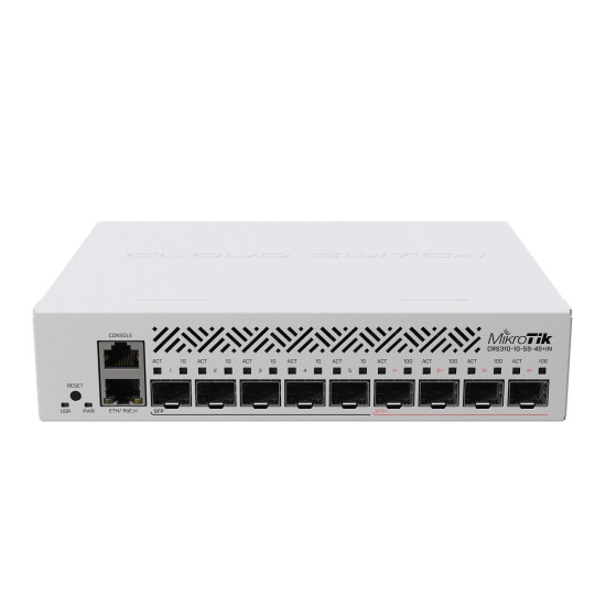 Switch Cloud Smart CRS310-1G-5S-4S+IN, L3 Gigabit Ethernet (10/100/1000), PoE