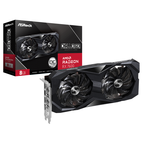 Graphic card ASROCK RX 7600 Challenger OC 8GB GDDR6