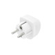 Travel Adapter Type A and Type B, 3-Pin, for Devices from America and Canada, 223458