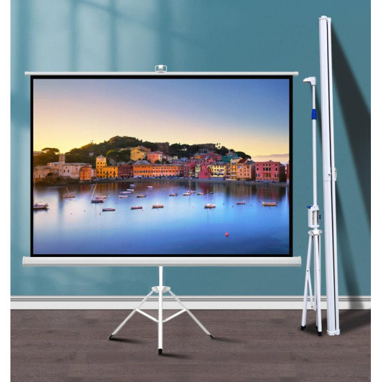 Tripod Projection Screen ESTILLO, 180 x 180, 1:1, White