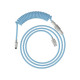 Кабел за клавиатура HyperX Coiled Cable USB-C Light Blue-White