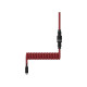 Кабел за клавиатура HyperX Coiled Cable USB-C Red-Black