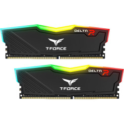Memory Team Group T-Force Delta RGB Black DDR4 - 16GB (2x8GB) 3200MHz CL16