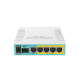Router MikroTik RB960PGS, 128MB, 5x Gigabit LAN, PoE, USB, 10/100/1000Mbit, WiFi, RouterOS L4