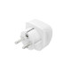 Hama Travel Adapter Type E and F, 3-Pin, Universal, 223456