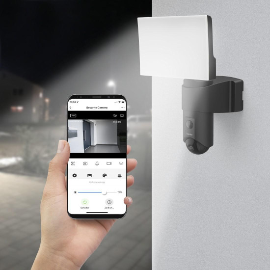 Hama Surveillance Camera with Light and Motion Detector, WLAN, for Outdoors
