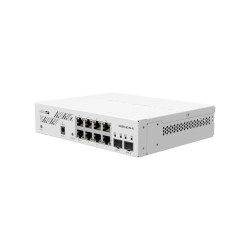 Switch 8 port Mikrotik CSS610-8G-2S+IN, 8 x Gigabit Ethernet ports, 2 x SFP, PoE in