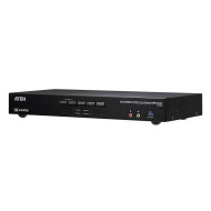 KVM превключвател ATEN CS1844-AT-G, 4 порта USB 3.0, За 2 HDMI монитора