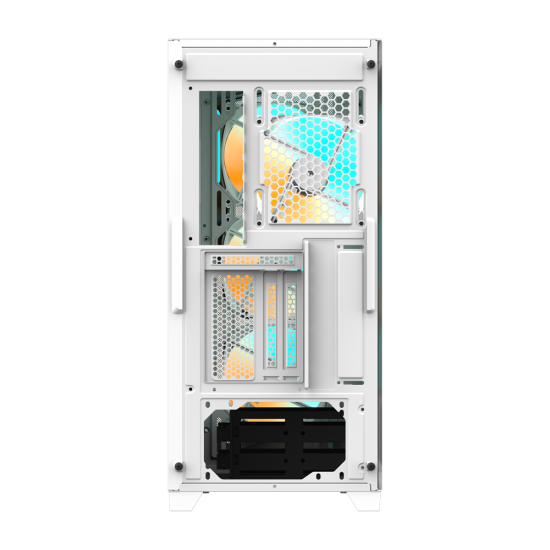 Case Gigabyte C301 WHITE V2, TG, Mid-Tower