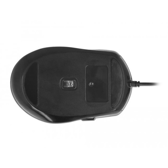 Оптична мишка DeLock, USB-A, 5 бутона , Синя