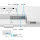 Монитор BenQ GW3290QT, IPS, 31.5 inch, Wide, QHD, DP, HDMI, USB, Бял