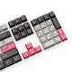 Keychron Cherry Profile Double - Shot PBT Full Set 219 Keycaps - Dolch Pink