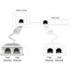 Адаптер DeLock Port Doubler, 1 x RJ45 plug - 2 x RJ45 jack (2 x Ethernet)
