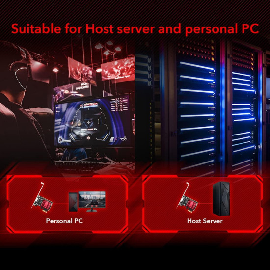 Мрежова карта Cudy PE25, PCIe, 10 Mbps/ 100 Mbps/ 1 Gbps/ 2.5 Gbps