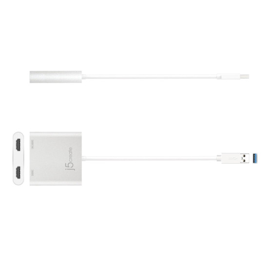 j5create USB 3.0 to Dual HDMI Multi-Monitor Adapter