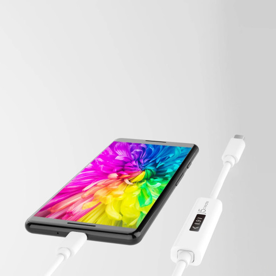 USB-C Dynamic Power Meter Charging Cable - USB-C to USB-C