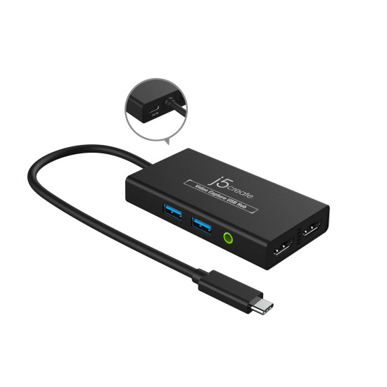 j5create Video Capture USB Hub