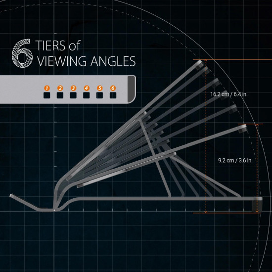 j5create Laptop Stand with USB 4-Port Hub