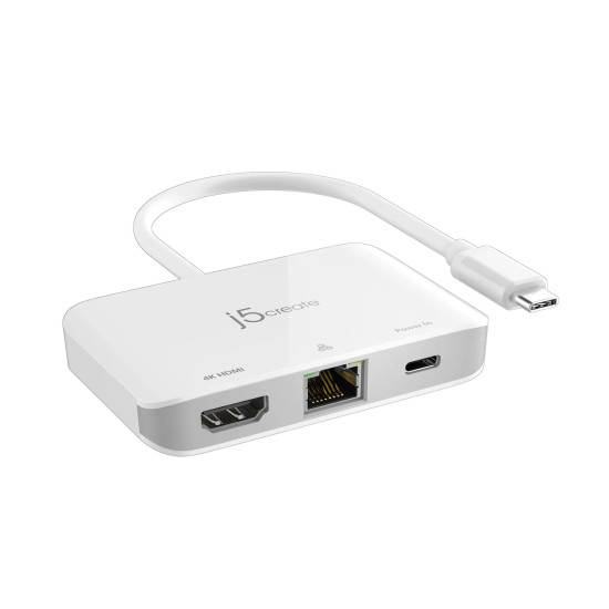 j5create USB-C to 4K HDMI Ethernet Adapter hub