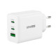 Мрежово зарядно j5create JUP3365E 65W, 3 порта, USB-C, USB-A