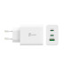 Мрежово зарядно j5create JUP3365E 65W, 3 порта, USB-C, USB-A