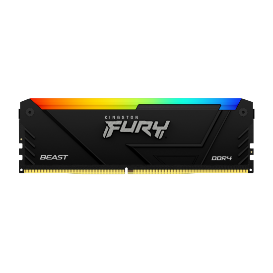 Памет Kingston FURY Beast Black RGB 16GB DDR4 3600MHz CL18
