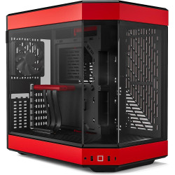 Case HYTE Y60 Tempered Glass, Mid-Tower, Black and Red