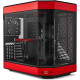 Case HYTE Y60 Tempered Glass, Mid-Tower, Black and Red
