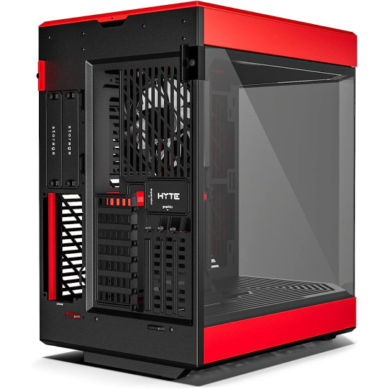 Case HYTE Y60 Tempered Glass, Mid-Tower, Black and Red