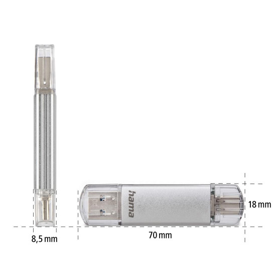 USB памет HAMA Тип USB-C Laeta, 32GB, 124162