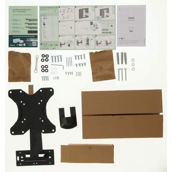 Стенна стойка за TV HAMA, 19