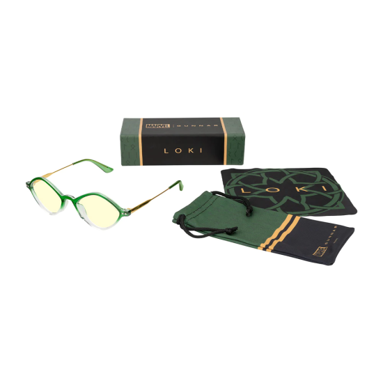 Computer glasses GUNNAR Loki Asgard Edition - Emerald Gold Amber