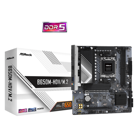 Motherboard ASRock B650M-HDV/M.2, Socket AM5 2xDDR5