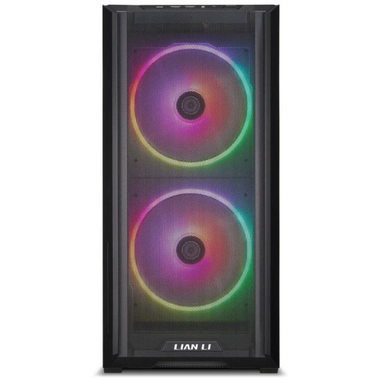 Case Lian Li LANCOOL 216 RGB Mid-Tower, Tempered Glass, Black