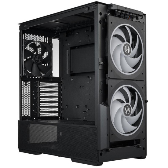 Case Lian Li LANCOOL 216 RGB Mid-Tower, Tempered Glass, Black