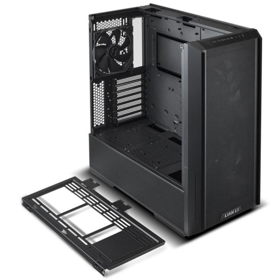 Case Lian Li LANCOOL 216 RGB Mid-Tower, Tempered Glass, Black