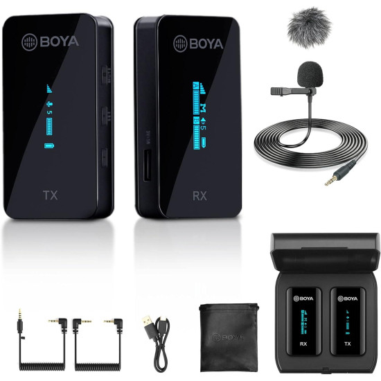 BOYA 2.4GHz Ultra-compact Wireless Microphone System BY-XM6-K1