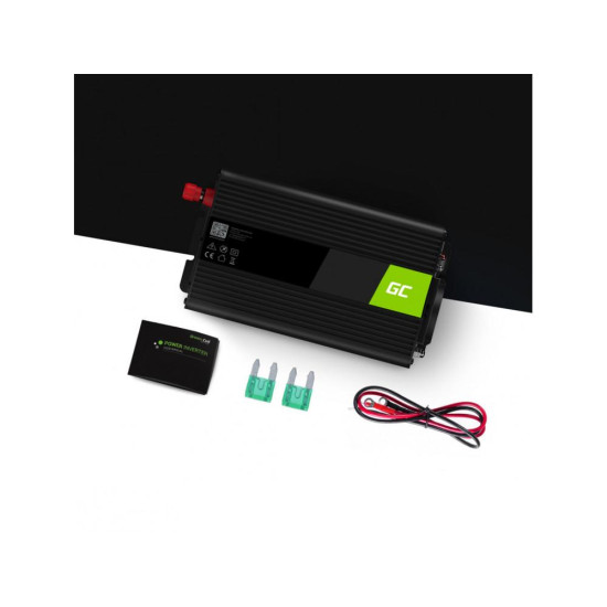 Инвертор UPS GREEN CELL, 12V, 300W/600W, Pure Sine Wave