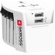 World Adapter SKROSS MUV 2 x USB-A, 1.302960