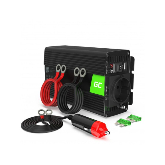 Инвертор GREEN CELL 24V/300W  чиста синусоида