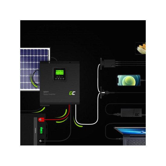 Инвертор GREEN CELL 1000 PSW, 1000VA