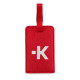 Етикетник за багаж Skross Luggage Tags, Карта за контакт, Червен