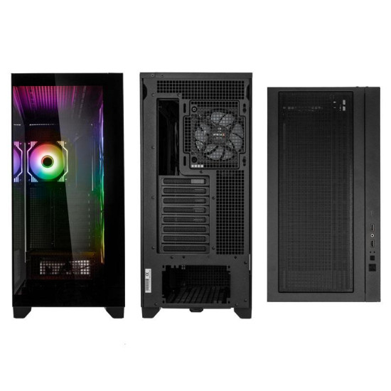 Case Kolink Unity Arena ARGB Showcase, Mid-Tower, Black