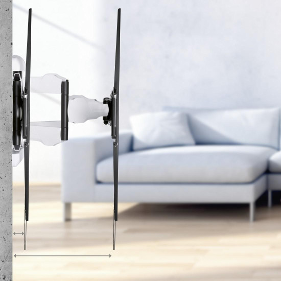 Hama TV Wall Bracket, Swivel, Tilt, Pull-out, 229 cm (90