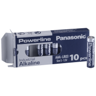  Alkaline Battery LR03 1,5V AAA  10pk  INDUSTRIAL Powerline  PANASONIC