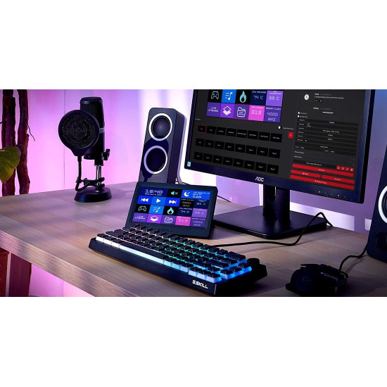 G.SKILL WigiDash Widget Dashboard 7-inch Touch Panel USB Powered